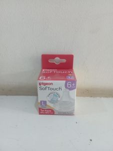 0764 Pigeon Dot/Nipple SofTouch (L) 6+