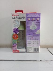 0767 Pigeon Botol SofTouch T-Ester 240ml Wide (3+)