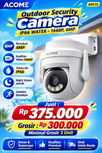 CCTV APC72 ACOME - IP66 WATER - 1440P, 4MP _ Pas 08/09