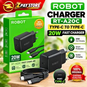 CHARGER ROBOT RT-A20C TYPE C TO C 20 W FASH CHARGER 