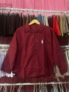 Kemeja bordir polo(ready)