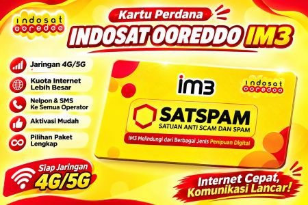  KARTU IM3/INDOSAT BONUS 3 GB *(MASA AKTIF 25 JUNI 2028)*