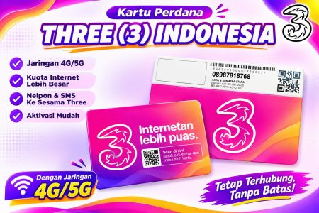  KARTU THREE BONUS 3 GB *(MASA AKTIF 31 OKTOBER 2028)*