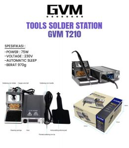 TOOLS SOLDER STATION GVM T210 ORI