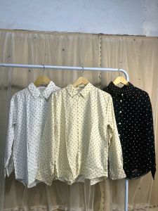 Kemeja polka basic(ready)