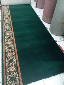DELUXE Lokal AN-03 Hijau Polos Bunga