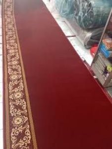 DELUXE Lokal AN-04 Merah Polos Bunga