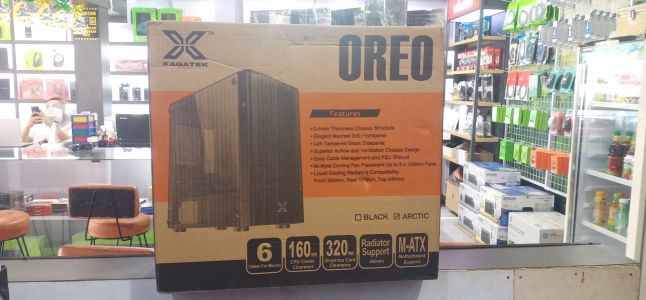 CASING GAMING XAGATEX OREO ARTIC WHITE
