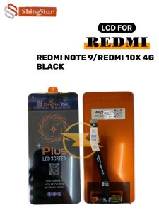 LCD+TS XMI REDMI NOTE 9/REDMI 10X 4G BLACK *(Model Tipe Shine Star)*