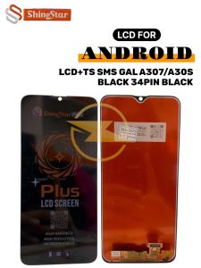 LCD+TS SMS GAL A307/A30S BLACK 34PIN BLACK  *(Model Tipe Shine Star)*