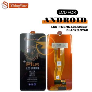 LCD+TS SMS A05/A055F BLACK S.STAR  *(Model Tipe Shine Star)*
