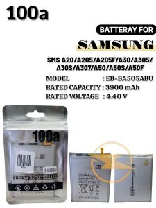 BATRE SMS A20/A205/A205F/A30/A305/A30S/A307/A50/A505/A505F/A50S/A507/EB-BA 505 ABU ORI 100A