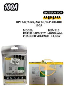 BATRE OPP A17/A17K/A57 5G/BLP-915 ORI 100A