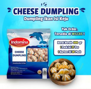 INDOMINA Dumpling Keju 500g