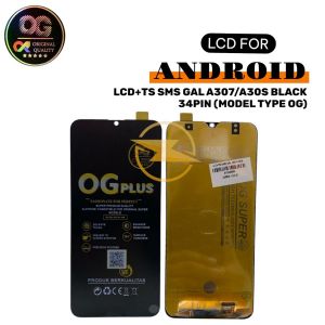 LCD+TS SMS GAL A307/A30S BLACK 34PIN  (MODEL TYPE OG)