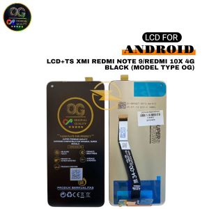 LCD+TS XMI REDMI NOTE 9/REDMI 10X 4G BLACK (MODEL TYPE OG)