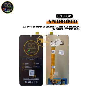 LCD+TS OPP A1K/REALME C2 BLACK  (MODEL TYPE OG  SUPER)