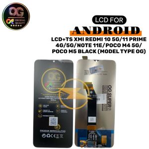 LCD+TS XMI REDMI 10 5G/11 PRIME 4G/5G/NOTE 11E/POCO M4 5G/POCO M5 BLACK (MODEL TYPE OG)