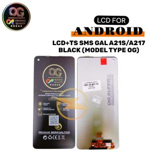 LCD+TS SMS GAL A21S/A217 BLACK (MODEL TYPE OG) #PAS_18_08