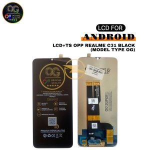 LCD+TS OPP REALME C31 BLACK (MODEL TYPE OG)