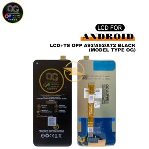 LCD+TS OPP (A92/A52/A72/A74 5G/A74 5G/A93 5G) A52 4G/A53 5G/A54 5G/A72 4G/A72 5G/A73 5G/A74 5G/A92 4G/A93 5G/K7X/RENO 5AREALME 7 5G/V5/Q2/Q3/NARZO 30 PRO/NORD N200 BLACK *(Model Tipe OG SUPER)*