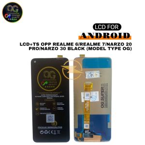 LCD+TS OPP REALME 6/REALME 7/NARZO 20 PRO/NARZO 30 BLACK (MODEL TYPE OG)