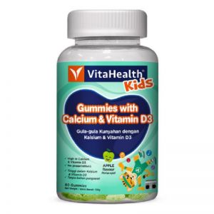 VITAHEALTH KIDS GUMMIES WITH CALCIUM & VITAMIN D3 (60 pieces)
