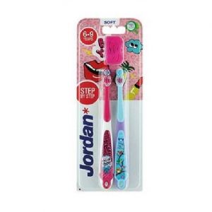 JORDAN KIDS TOOTHBRUSH STEP 3 (6-9 YEARS) SOFT (2 pieces)