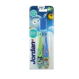 JORDAN KIDS TOOTHBRUSH STEP 2 (3-5 YEARS) SOFT (2 pieces)