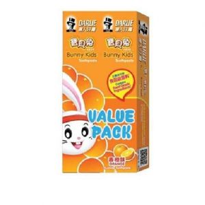 DARLIE BUNNY KIDS ORANGE TOOTHPASTE 40G (2 Boxes)