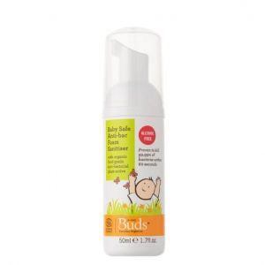 BUDS BABY SAFE ANTI-BAC FOAM SANITISER 50ML