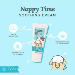 BUDS BABY NAPPY TIME SOOTHING CREAM 50ML