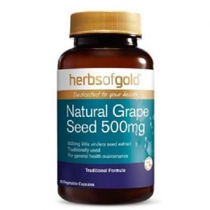 HERBS OF GOLD GRAPE SEED 500MG (90 TABLETS)