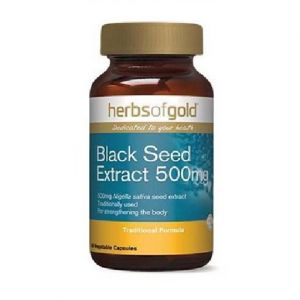 HERBS OF GOLD BLACK SEED EXTRACT 500MG VEGETABLE (60 CAPSULES)
