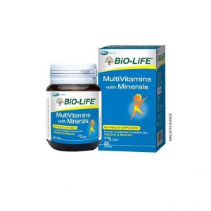 BIO-LIFE MULTIVITAMINS WITH MINERALS (30 TABLETS)