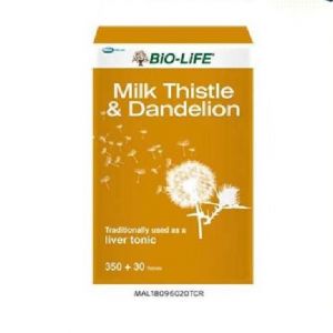BiO-LiFE MILK THISTLE & DANDELION (350 TABLETS +30 TABLETS)