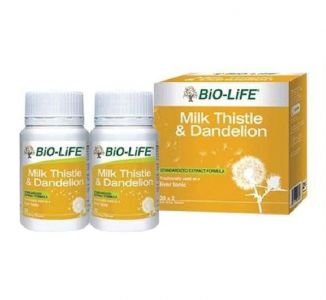 BiO-LiFE MILK THISTLE & DANDELION (30 TABLETS X 2 Bottles)