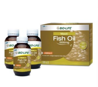 BIO-LIFE MAXX FISH OIL 1000MG (100 CAPSULES X 3 Bottles)