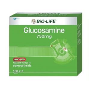 BiO-LiFE GLUCOSAMINE 750MG (100 TABLETS X 3 Bottles)