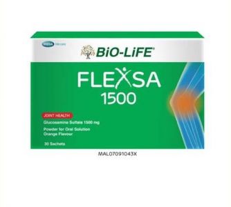 BiO-LiFE FLEXSA 1500MG GLUCOSAMINE SULFATE (30 SACHETS)