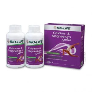 BIO-LiFE CALCIUM & MAGNESIUM PLUS (100 TABLETS X 2)