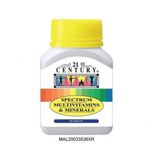 21ST CENTURY SPECTRUM MULTIVITAMINS & MINERALS (30 TABLETS)