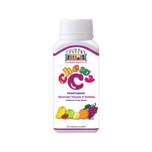 21ST CENTURY CHEWY VITAMIN C 30MG VEGETARIAN (90 PASTILLES)