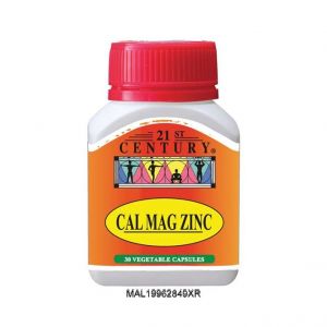 21ST CENTURY CAL MAG ZINC VEGETABLE (30 CAPSULES)