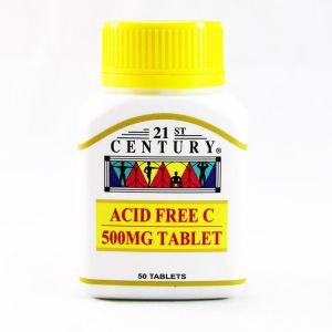 21ST CENTURY ACID FREE C 500MG (50 TABLETS)