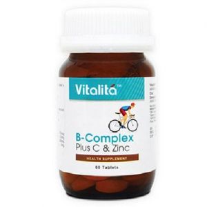 VITALITA B-COMPLEX PLUS C & ZINC (60 TABLETS)