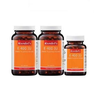 KORDELS E 400 IU VITAMIN E (150 CAPSULES X 2 + 60 CAPSULES)