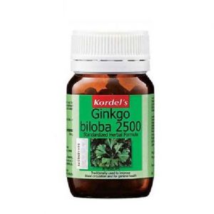 KORDELS GINKGO BILOBA 2500MG VEGETABLE (30 CAPSULES)