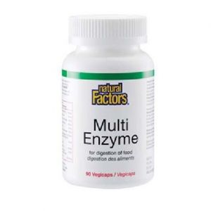 NATURAL FACTORS MULTI ENZYME (90 VEGICAPS)