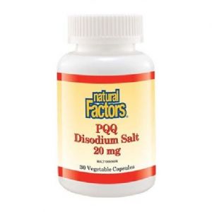NATURAL FACTORS PQQ DISODIUM SALT 20MG (30 VEGICAPS)